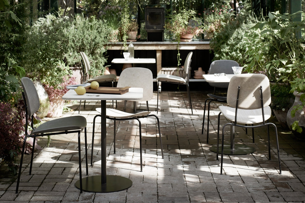 Mater Café Table in lifestyle shot